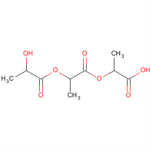 Propanoic acid, 2-(2-hydroxy-1-oxopropoxy)-, 1-carboxyethyl ester结构式