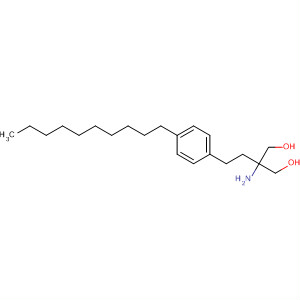 1,3-Propanediol, 2-amino-2-[2-(4-decylphenyl)ethyl]-结构式