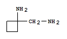Structure of Cyclobutanemethanamine,1-amino-