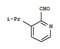 Structure of 2-Pyridinecarboxaldehyde,3-(1-methylethyl)-