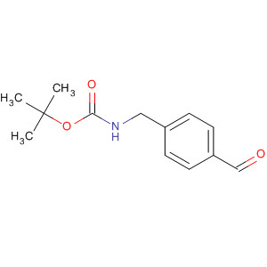 Structure of Carbamic acid, (4-formylphenyl)methyl-, 1,1-dimethylethyl ester