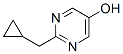 Structure of 5-Pyrimidinol,2-(cyclopropylmethyl)-