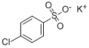 Structure of 4-Chlorobenzenesulfonic acid potassium salt