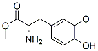 3-Methoxy-L-tyrosine methyl ester结构式