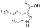 Structure of 5-AMINO-1H-INDAZOLE-3-CARBOXYLIC ACID