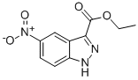 Structure of ETHYL 5-NITRO-1H-INDAZOLE-3-CARBOXYLATE