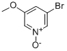Structure of 3-BROMO-5-METHOXYPYRIDINE-1-OXIDE