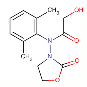 Acetamide, N-(2,6-dimethylphenyl)-2-hydroxy-N-(2-oxo-3-oxazolidinyl)-结构式