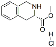 (S)-1,2,3,4-四氢异喹啉-3-甲酸甲酯盐酸盐结构式