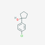 Structure of 1-(4-chlorophenyl)cyclopentanol