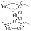Structure of BIS(ETHYLCYCLOPENTADIENYL)HAFNIUM DICHLORIDE