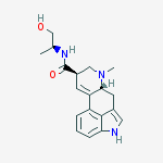 (8?)-n-[(2s)-1-hydroxy-2-propanyl]-6-methyl-9,10-didehydroergolin E-8-carboxamide结构式