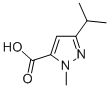 Structure of 1-METHYL-3-ISOPROPYL-1H-PYRAZOLE-5-CARBOXYLICACID