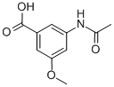 Structure of 3-METHOXY-5-ACETYLAMINO-BENZOIC ACID