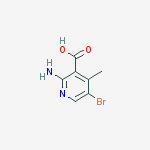 Structure of 2-Amino-5-Bromo-4-Methylnicotinic Acid