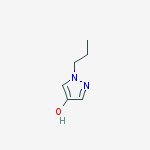 1-Propylpyrazol-4-ol结构式