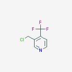 Structure of 3-(chloromethyl)-4-(trifluoromethyl)pyridine