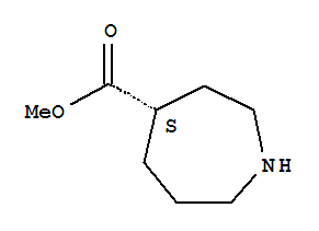 Structure of 1H-Azepine-4-carboxylicacid, hexahydro-, methyl ester, (4S)-