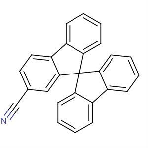 9,9'-Spirobi[9H-fluorene]-2-carbonitrile结构式