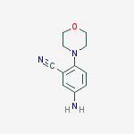 Structure of 5-amino-2-morpholin-4-ylbenzonitrile