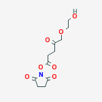 Structure of MONO-METHYL POLYETHYLENE GLYCOL 5000 SUCCINATE N-SUCCINIMIDYL ESTER