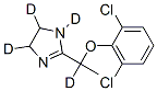 2-[1-(2,6-Dichlorophenoxy)ethyl]-4,5-dihydro-1H-imidazole-d4结构式