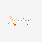 Structure of 2-(chlorosulfonyl)ethyl acetate