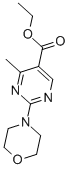 Chemical structure of ETHYL 4-METHYL-2-MORPHOLINOPYRIMIDINE-5-CARBOXYLATE