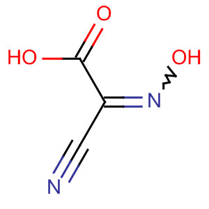 Structure of Acetic acid, cyano(hydroxyimino)-
