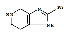 Structure of 2-phenyl-4,5,6,7-tetrahydro-3H-imidazo[4,5-c]pyridine
