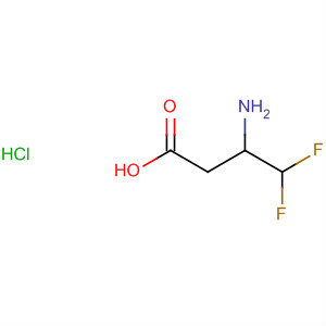 Butanoic acid, 3-amino-4,4-difluoro-, hydrochloride结构式