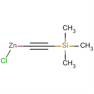 Structure of Zinc, chloro[(trimethylsilyl)ethynyl]-