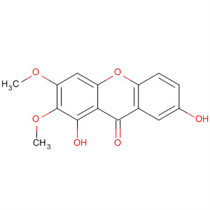 Structure of 9H-Xanthen-9-one, 1,7-dihydroxy-2,3-dimethoxy-