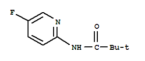 Structure of N-(5-FLUORO-PYRIDIN-2-YL)-2,2-DIMETHYL-PROPIONAMIDE