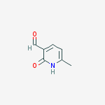 6-methyl-2-oxo-1h-pyridine-3-carbaldehyde结构式