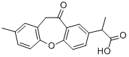 Structure of 10,11-Dihydro-α,8-dimethyl-11-oxodibenz[b,f]oxepine-2-acetic acid