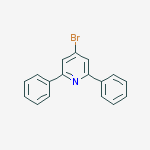 Structure of Pyridine, 4-bromo-2,6-diphenyl-