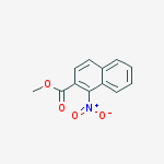 methyl 1-nitro-2-naphthoate结构式
