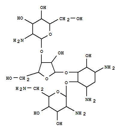 Structure of 6-deamino-6-hydroxyneomycin B