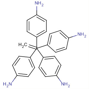 Structure of Benzenamine, 4,4',4'',4'''-(1,2-ethenediylidene)tetrakis-