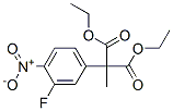 Structure of diethyl (3-fluoro-4-nitrophenyl)methylmalonate