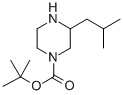 Structure of 1-BOC-3-ISOBUTYLPIPERAZINE