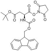 Structure of FMOC-ASP(OTBU)-OSU