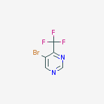 Structure of 5-Bromo-4-(trifluoromethyl)pyrimidine