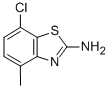 Structure of 2-Benzothiazolamine,7-chloro-4-methyl-
