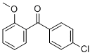 Structure of 4-CHLORO-2-METHOXYBENZOPHENONE