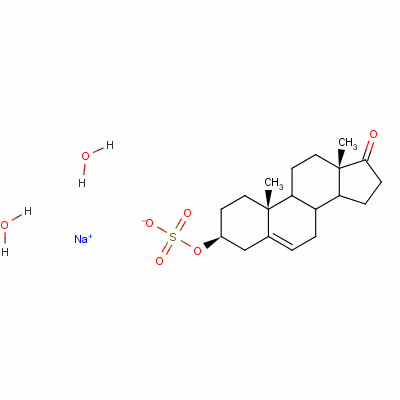 Structure of Dehydroisoandrosterone Sulfate Sodium Salt