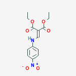 Structure of diethyl {[(4-nitrophenyl)amino]methylidene}propanedioate