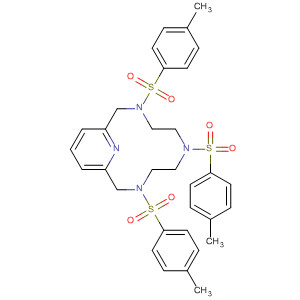 Structure of 3,6,9,15-Tetraazabicyclo[9.3.1]pentadeca-1(15),11,13-triene,3,6,9-tris[(4-methylphenyl)sulfonyl]-