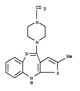 奥氮平-D3结构式